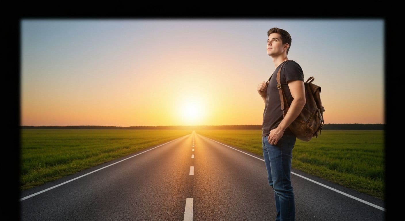 Person looking forward confidently representing healthy ways to get over a breakup and stop romanticizing an ex