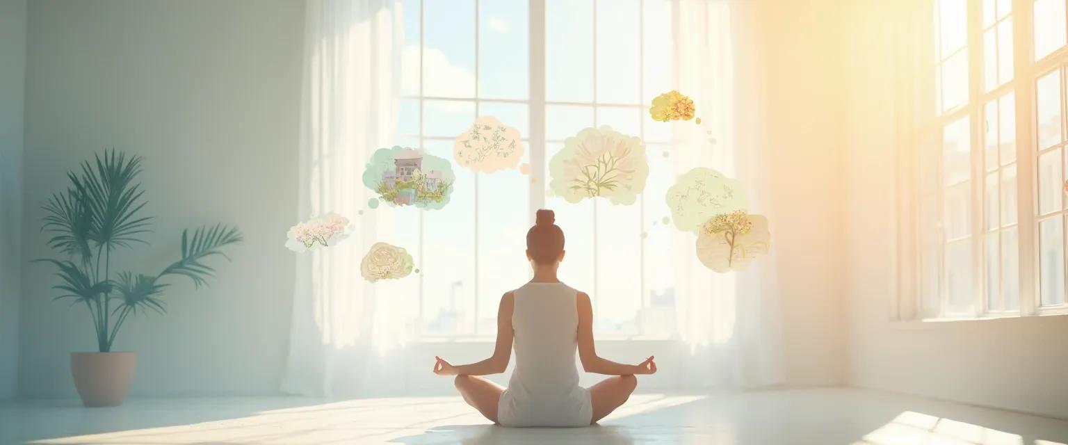 Person practicing move your mind exercises for mental mobility and refreshed thinking