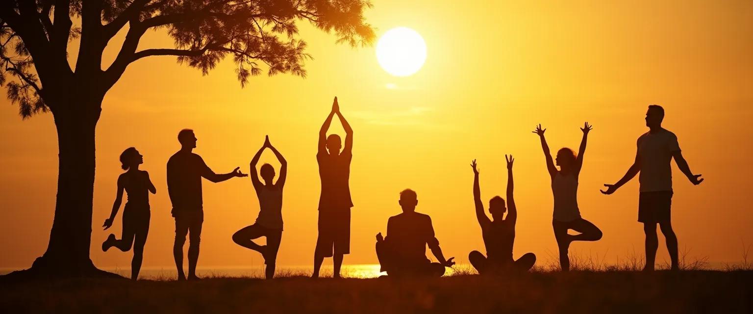 Person practicing tai chi outdoors to energize their mind naturally