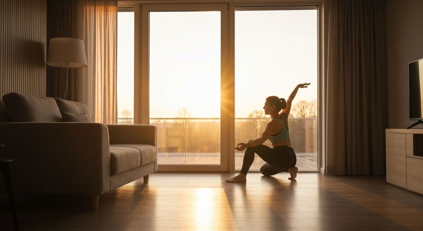 Person practicing mindful morning routine to create a primed mind for daily success