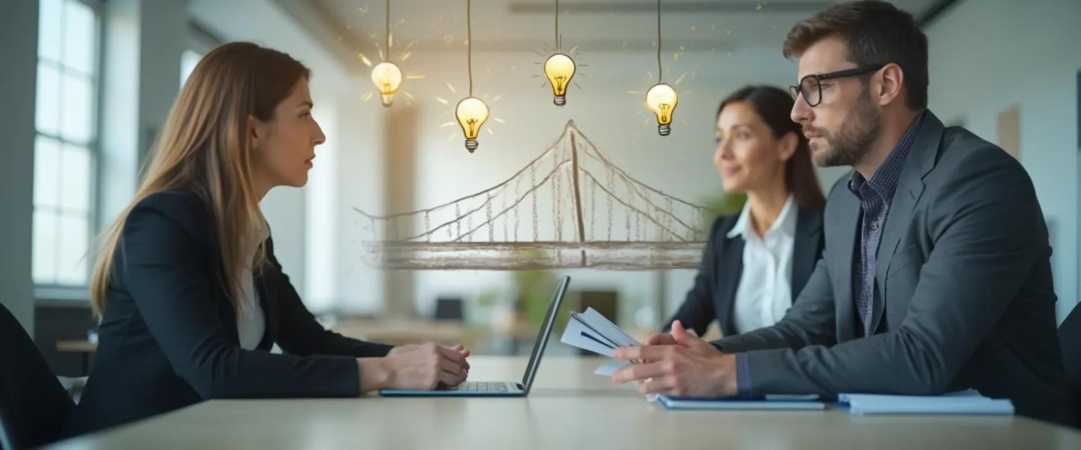 Professional using EQ emotional intelligence exercises to resolve workplace conflict