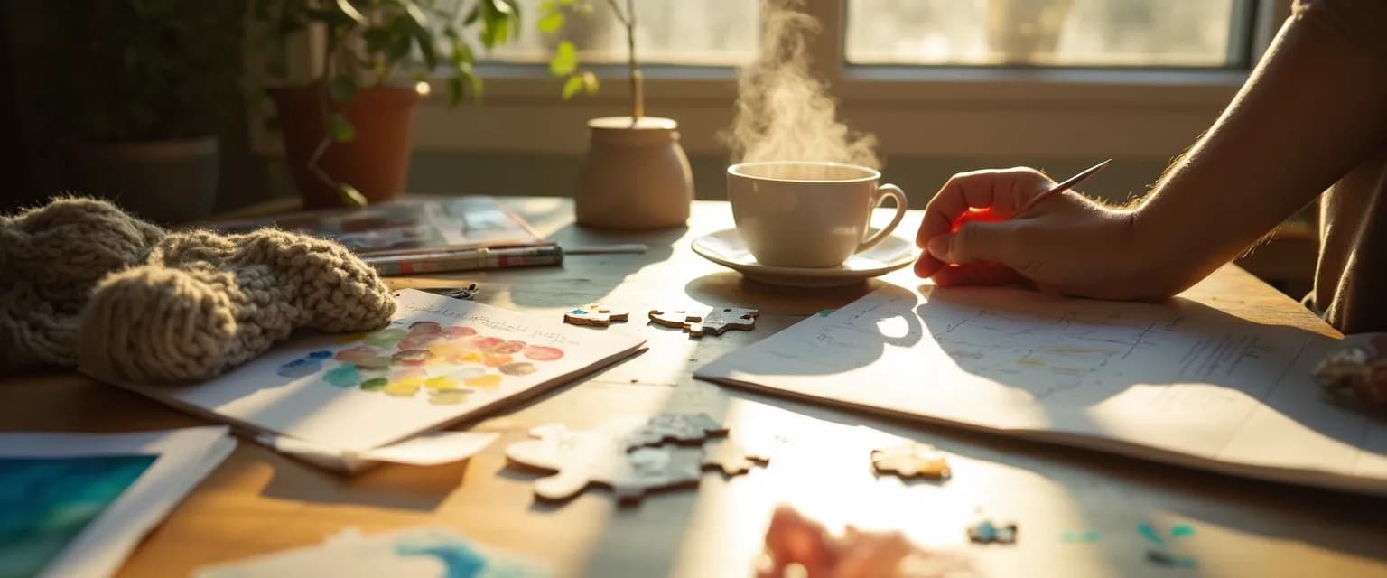 Person overcoming procrastination in recreational activities to improve mental well-being