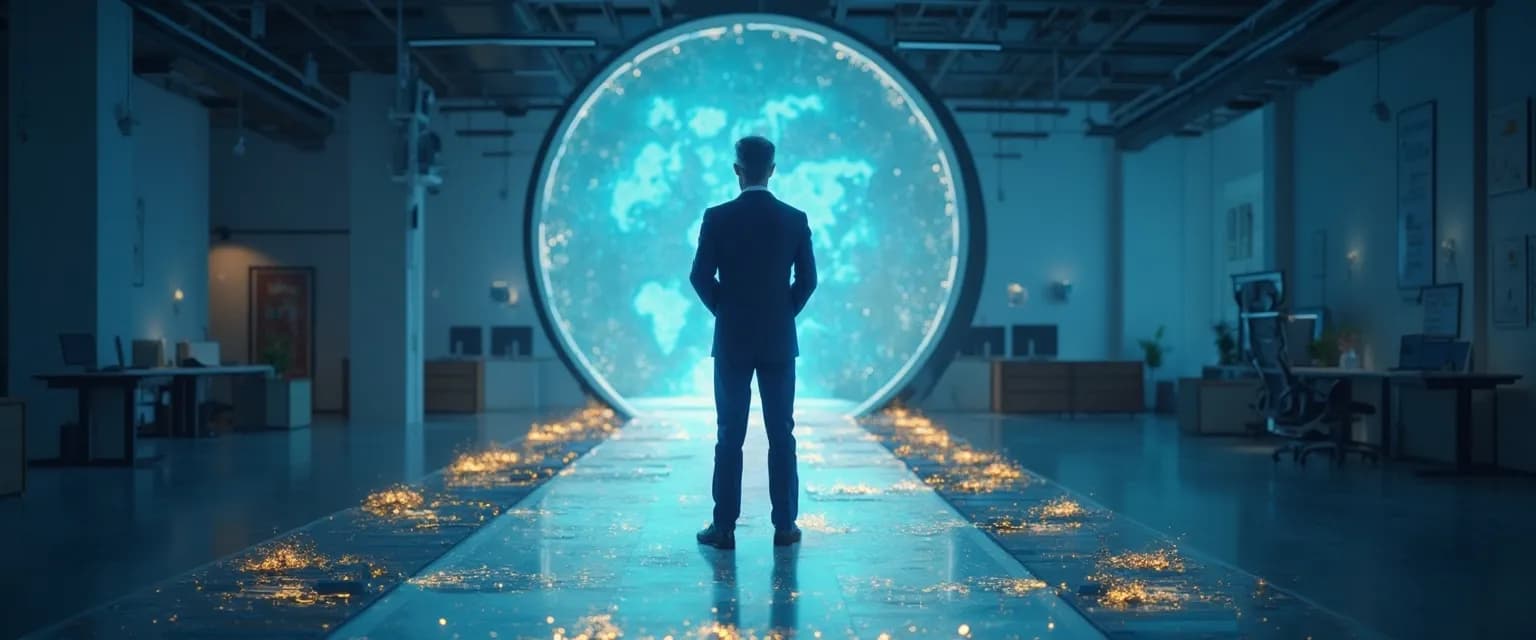 Leader reviewing SKALA self-awareness assessment results with team