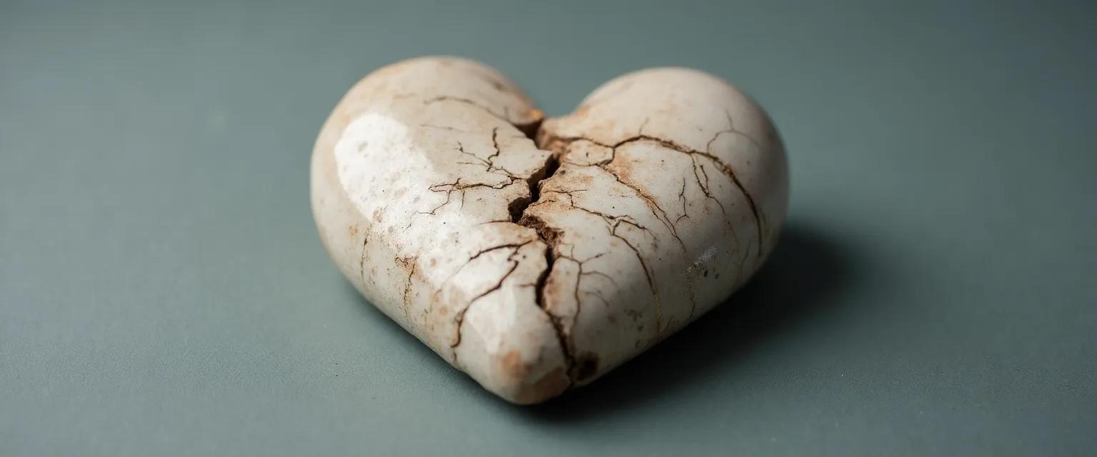 Person experiencing physical symptoms of heartbreak with healing strategies