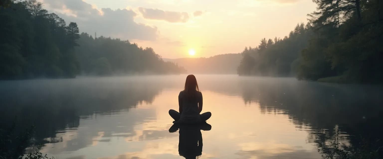 Person practicing daily mirror moment for promoting self-awareness