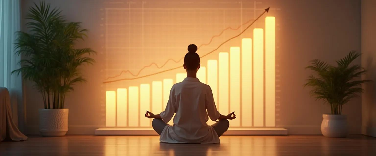 Professional using hyper self-awareness strategies for career growth without burnout