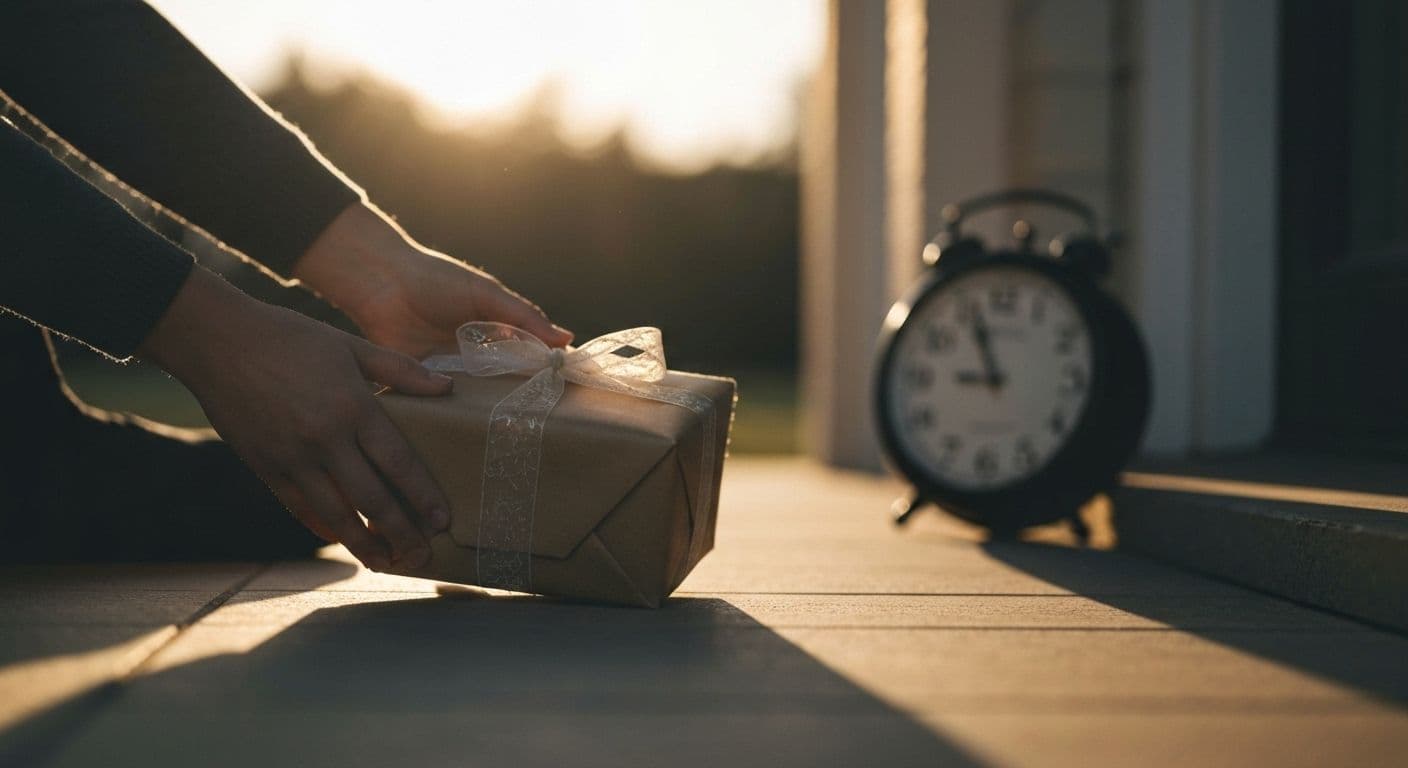 Timeline showing optimal windows for giving friend sympathy gift during different grief phases