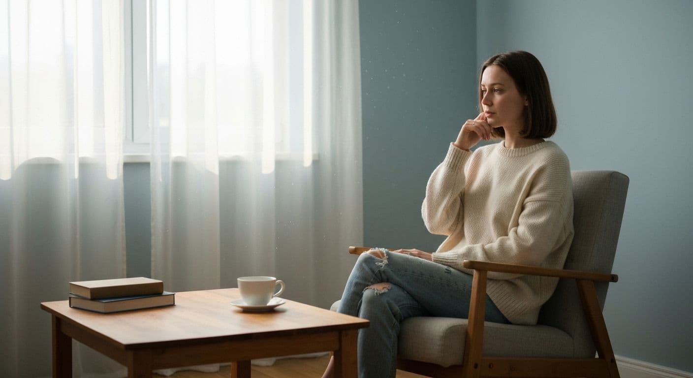 Person learning how to overcome from heartbreak through healthy emotional processing and digital boundaries