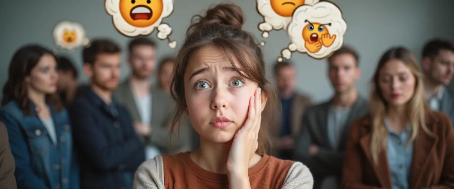 Person demonstrating emotional intelligence awareness of others through attentive listening and observation