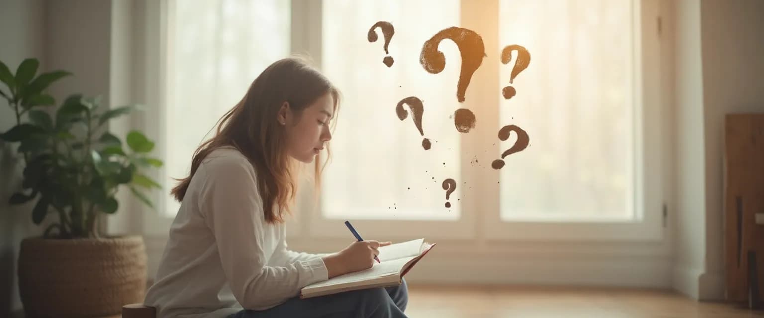 Person reflecting with a self awareness practice for better decision-making