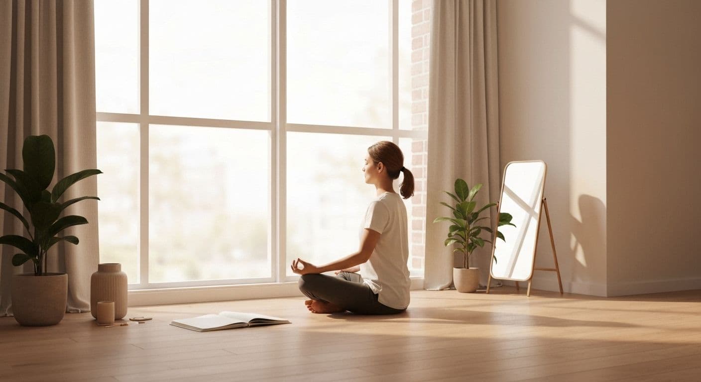 Person practicing daily self-awareness habits to build emotional intelligence and master key points of self-awareness