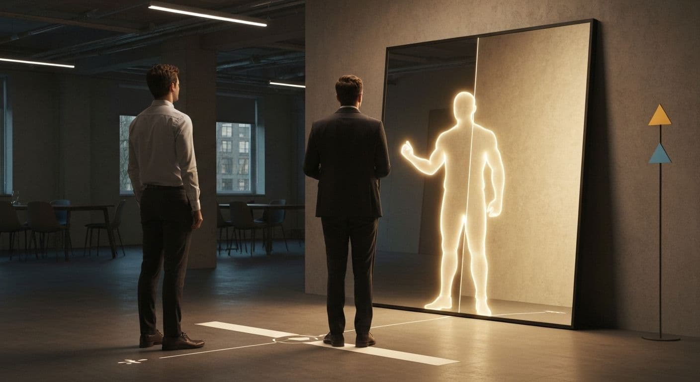 Professional using personal self-awareness to navigate workplace challenges and advance their career