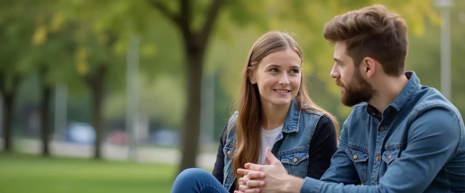 Parent and teenager connecting while developing EQ social awareness skills