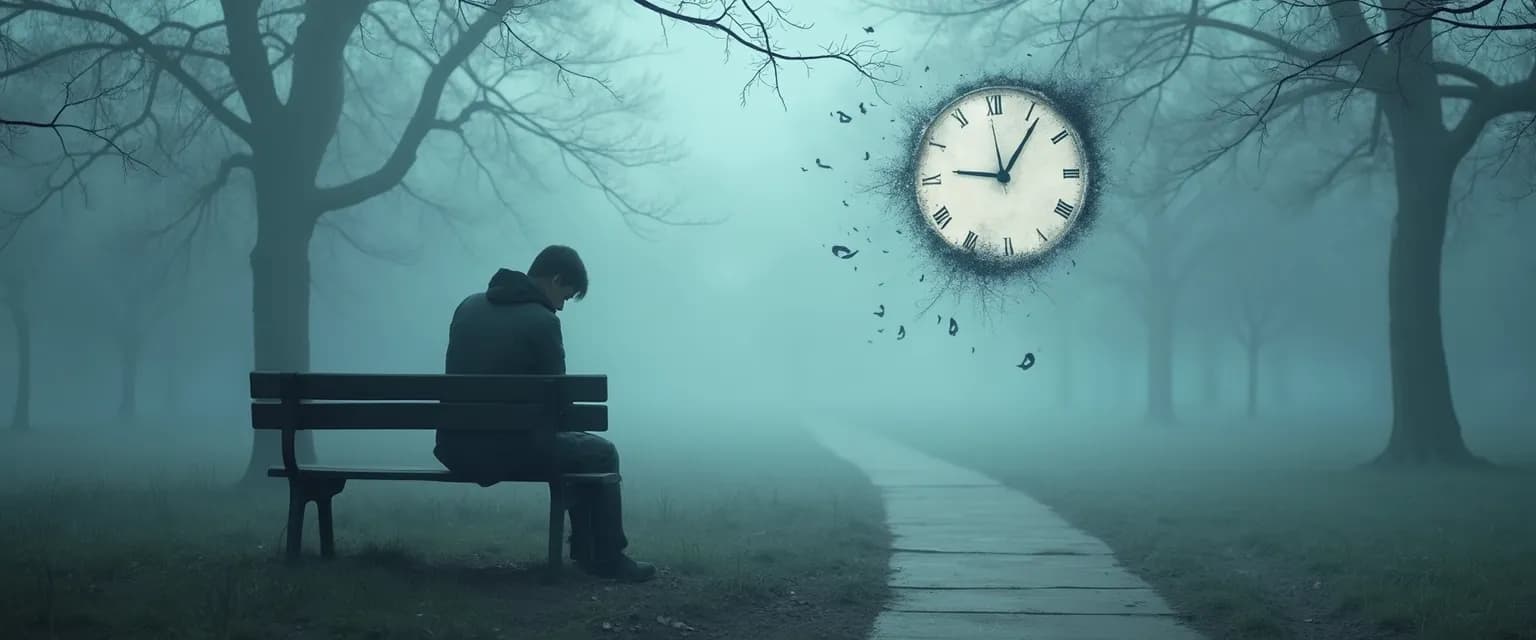 Woman experiencing hidden anxiety disorder symptoms while appearing calm externally