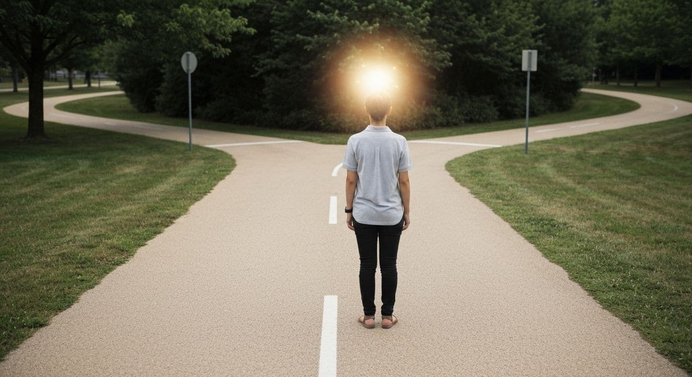 Person reflecting thoughtfully showing self-awareness in understanding the self for better decision-making