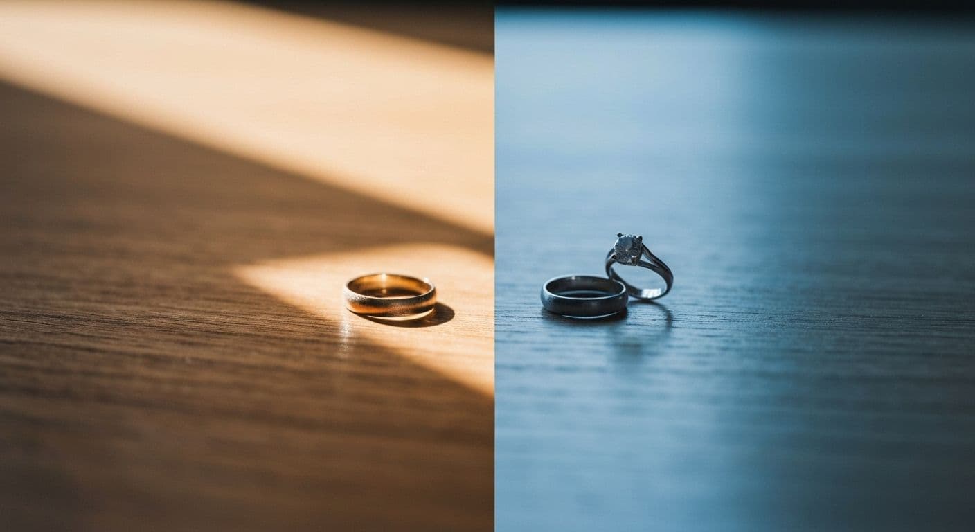 Person finding peace and healing after experiencing divorce heartbreak