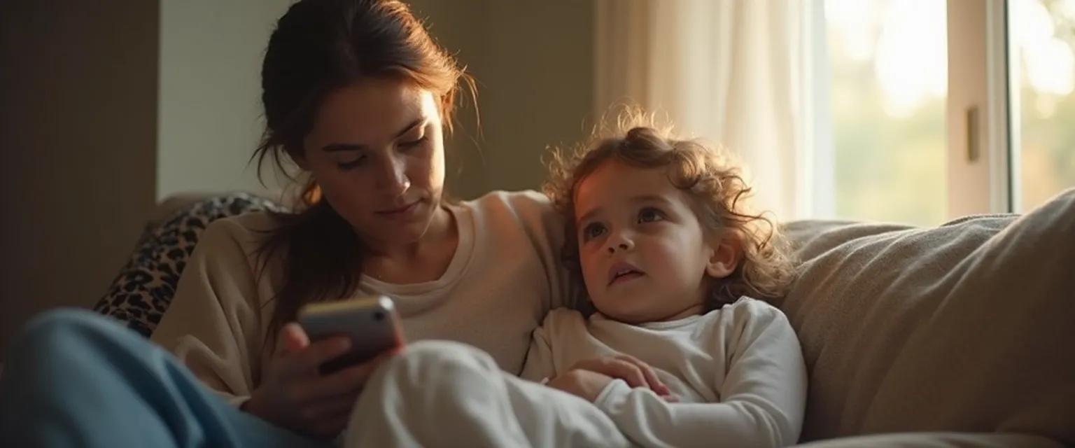 Parent and child practicing emotional self-awareness examples during everyday moments