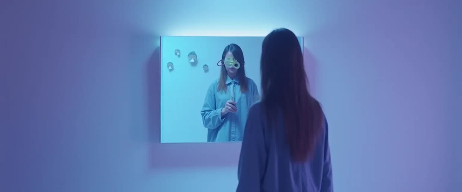 Diagram showing 5 points on self-awareness and blind spot removal techniques