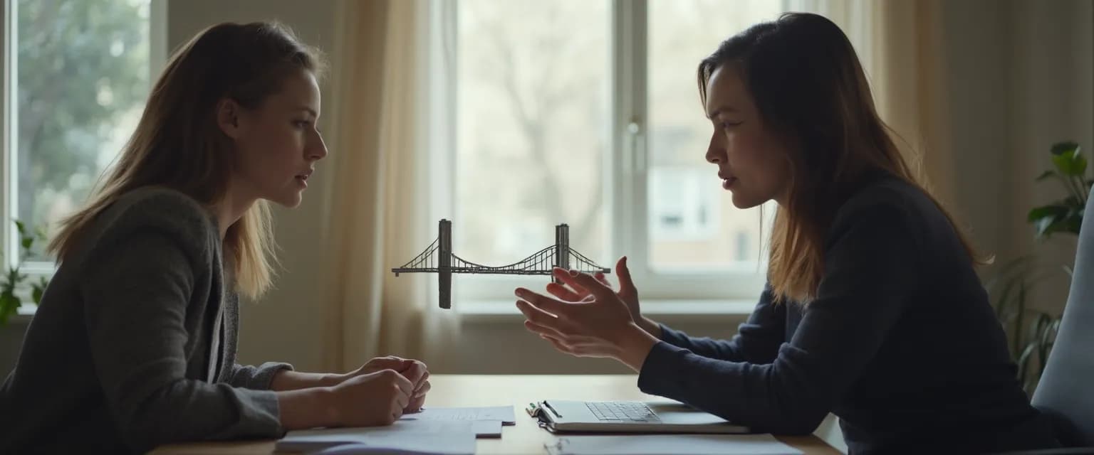 Professionals using emotional intelligence for employees during workplace conflict resolution