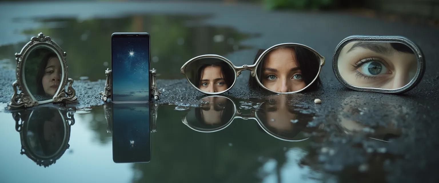 Everyday household objects arranged as tools for self discovery and self awareness