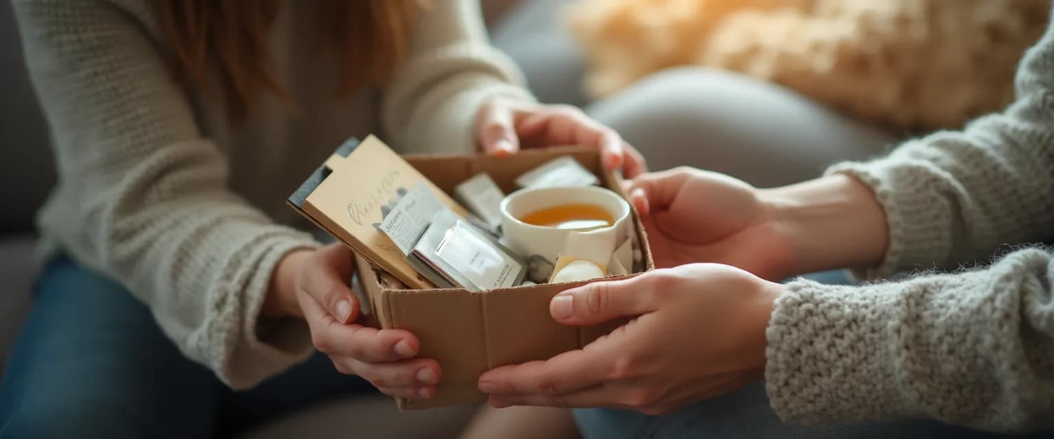 Thoughtful gift alternatives showing what to send someone grieving beyond flowers