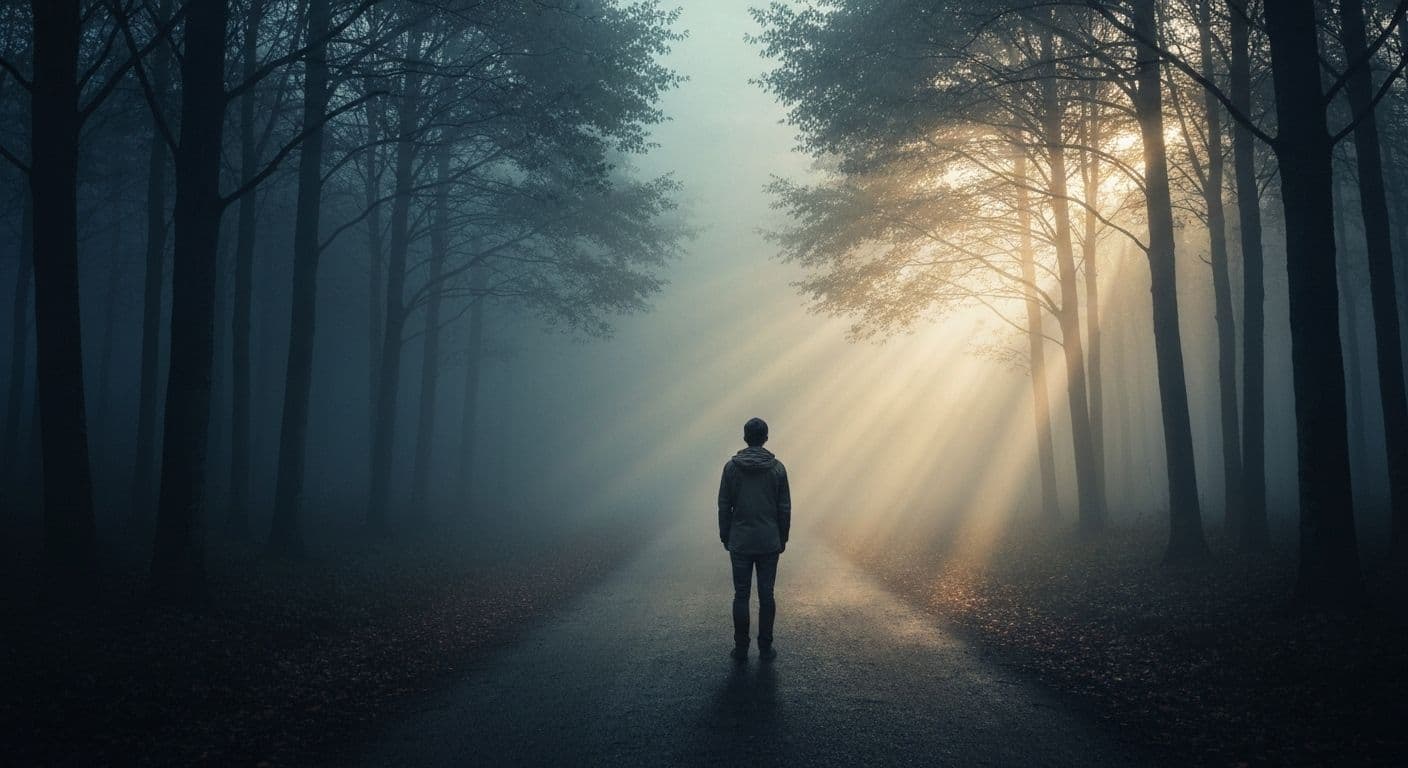 Person looking thoughtful while holding coffee, representing being still hurting 2 years after breakup and seeking healing