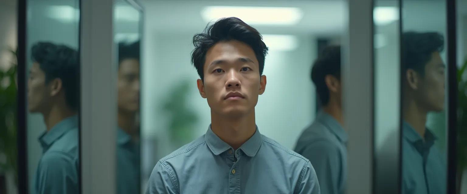 Leader developing emotional intelligence leadership skills to overcome blind spots