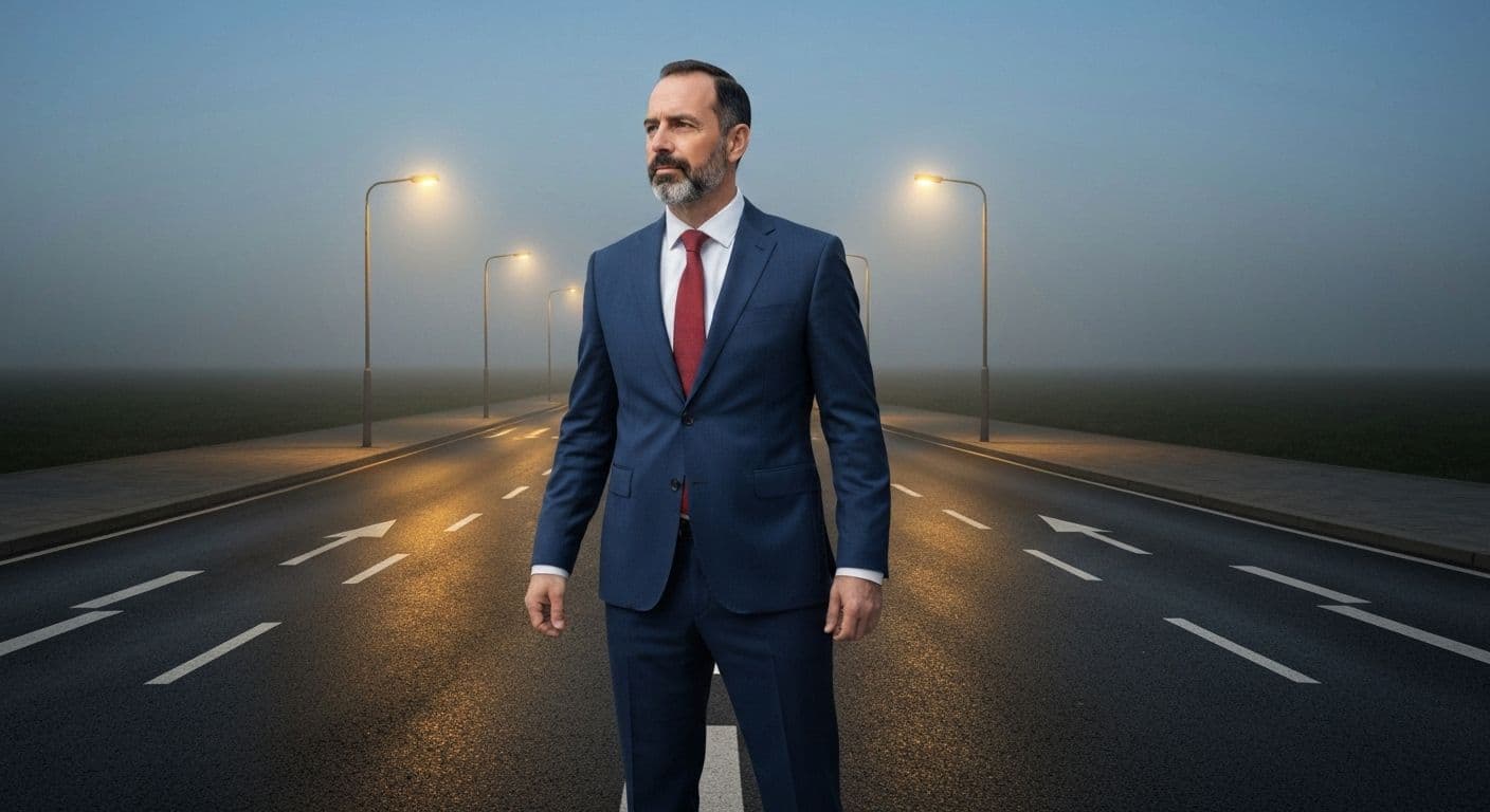 Person pausing thoughtfully before making a decision, illustrating self awareness and decision making in action