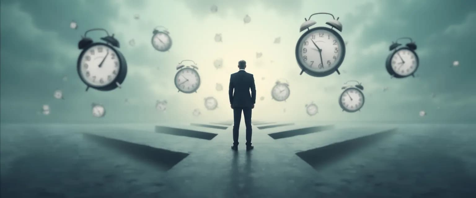 Business leader overcoming procrastination in decision-making roles using 5-minute techniques