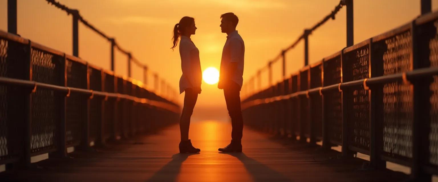 Couple building confidence in intimate relationships through vulnerable conversation