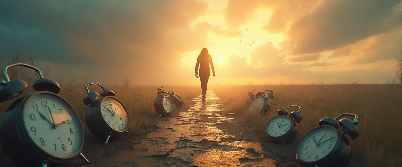 Person breaking free from procrastination cycles through psychological safety practices