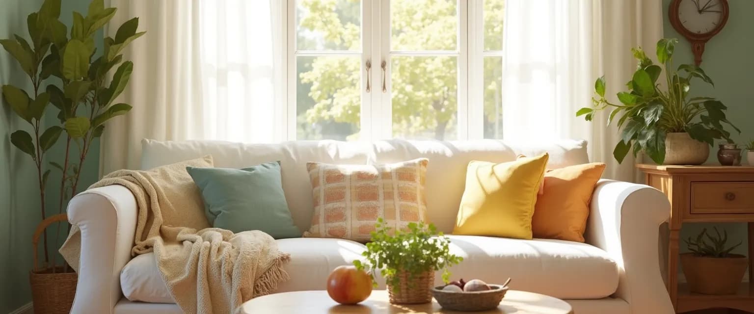 Woman enjoying her transformed living space while being alone after a breakup