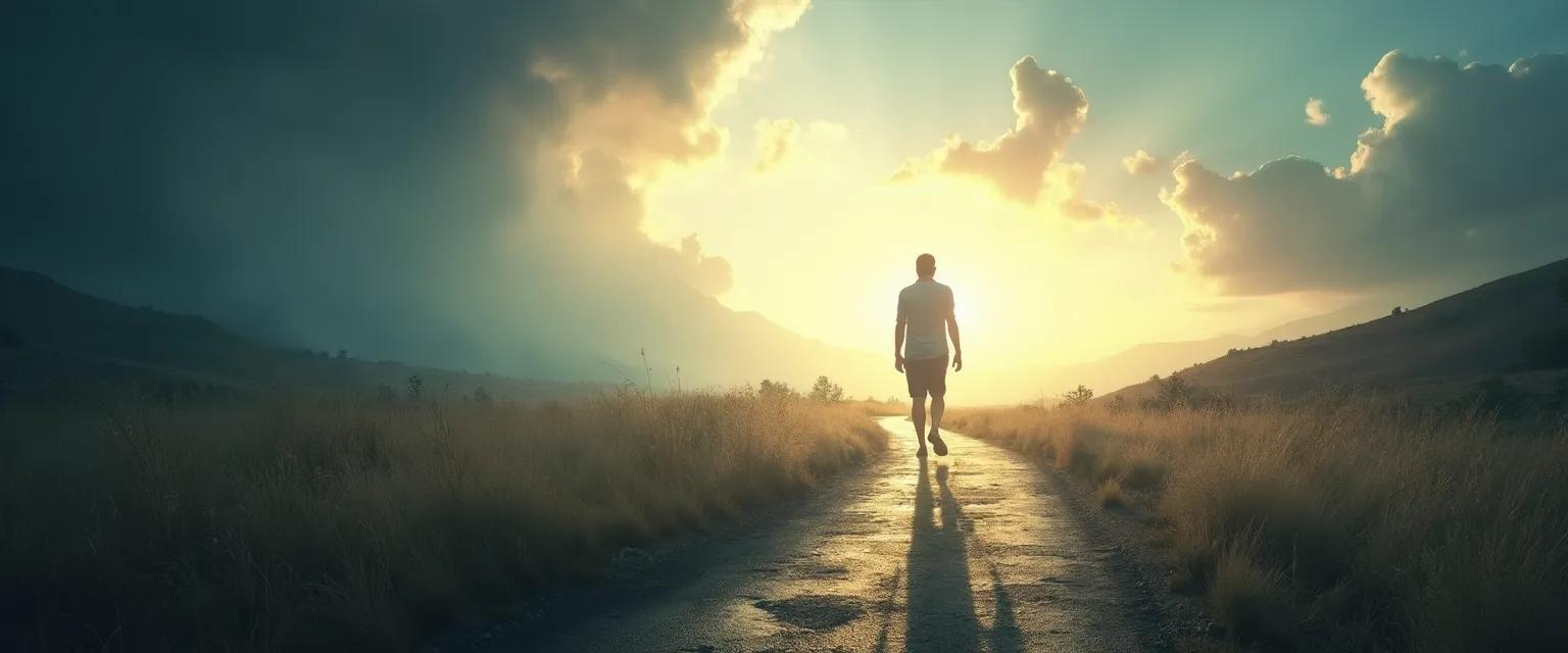 Person navigating the 5 stages of grief after a breakup with support resources