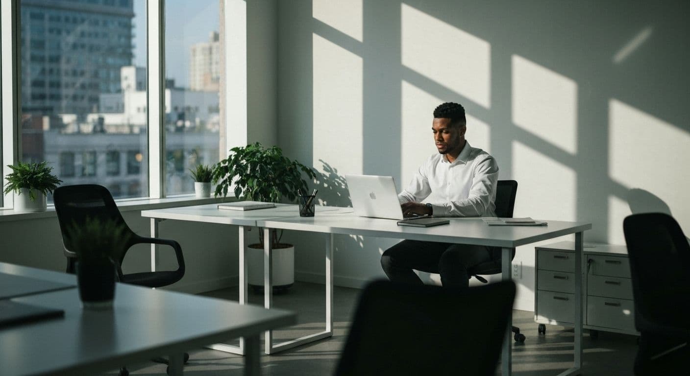 Person working with limited resources demonstrating how a creative mind thrives under constraints