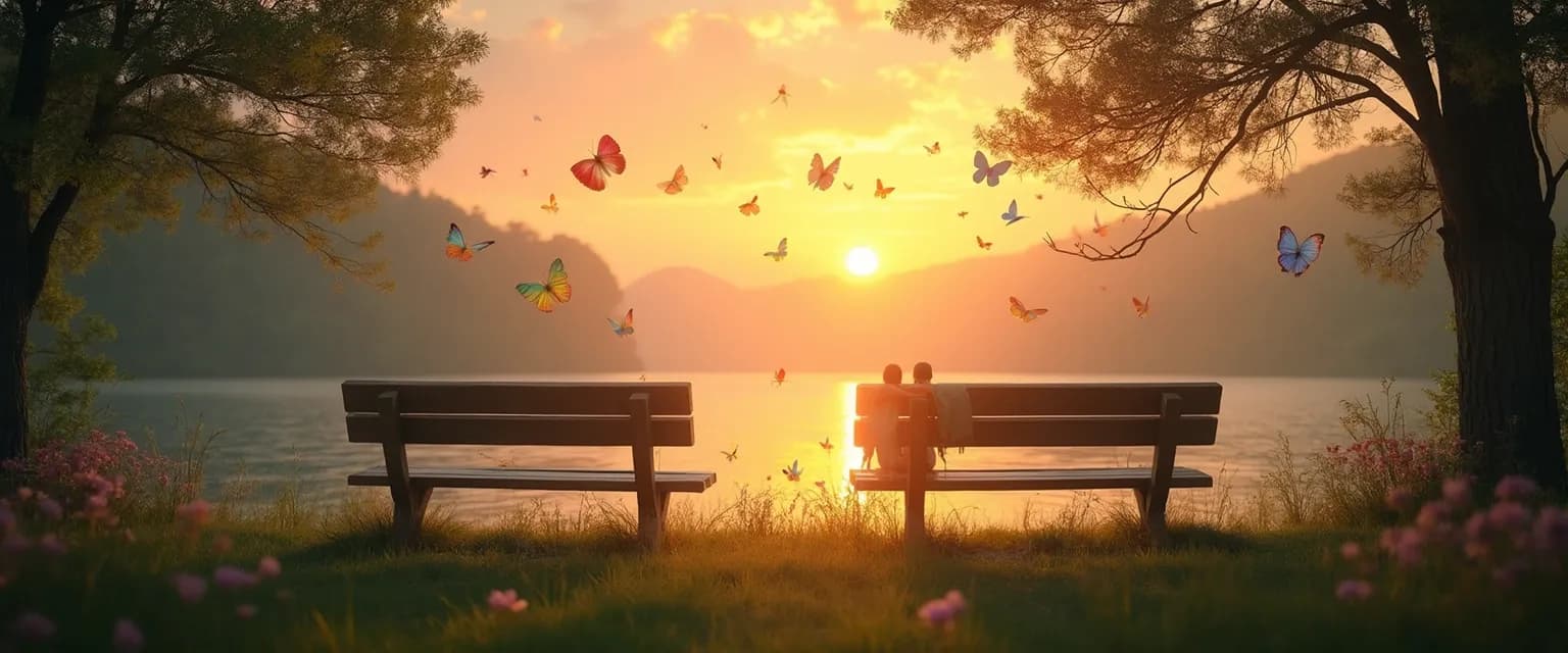 Person finding peace in nature while getting over the loss of a friend