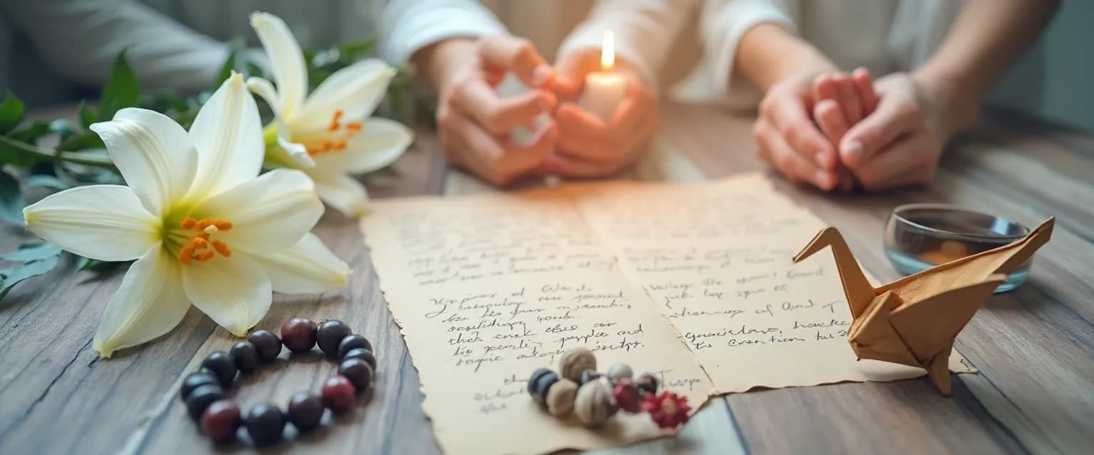 Compassionate expressions to use when someone's loved one dies across different cultural traditions