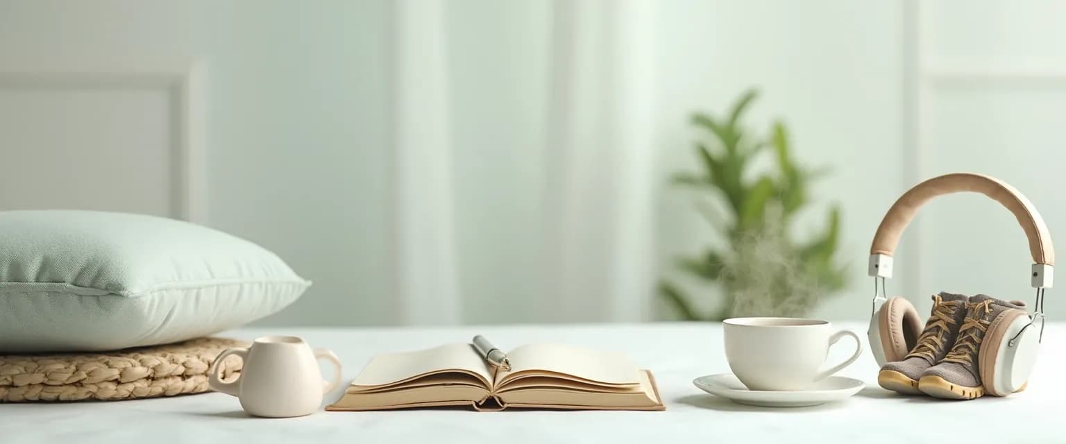 A colorful mind platter showing 5 nourishing activities for mental clarity and emotional balance