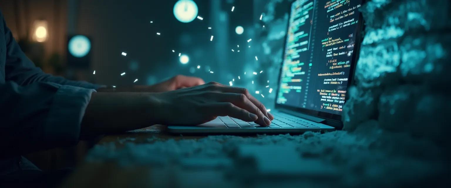 Programmer overcoming procrastination during technical learning with practical strategies