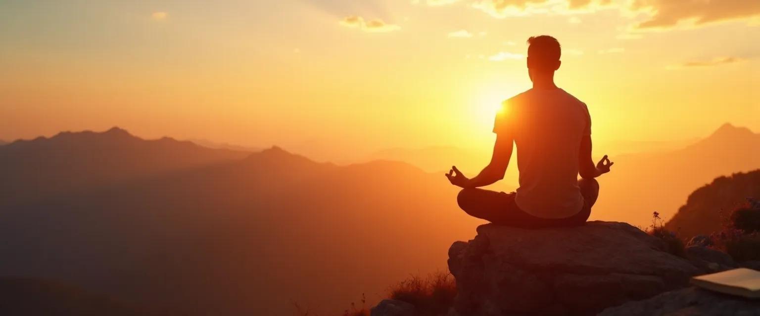 Person practicing daily alpha mindset rituals for authentic confidence