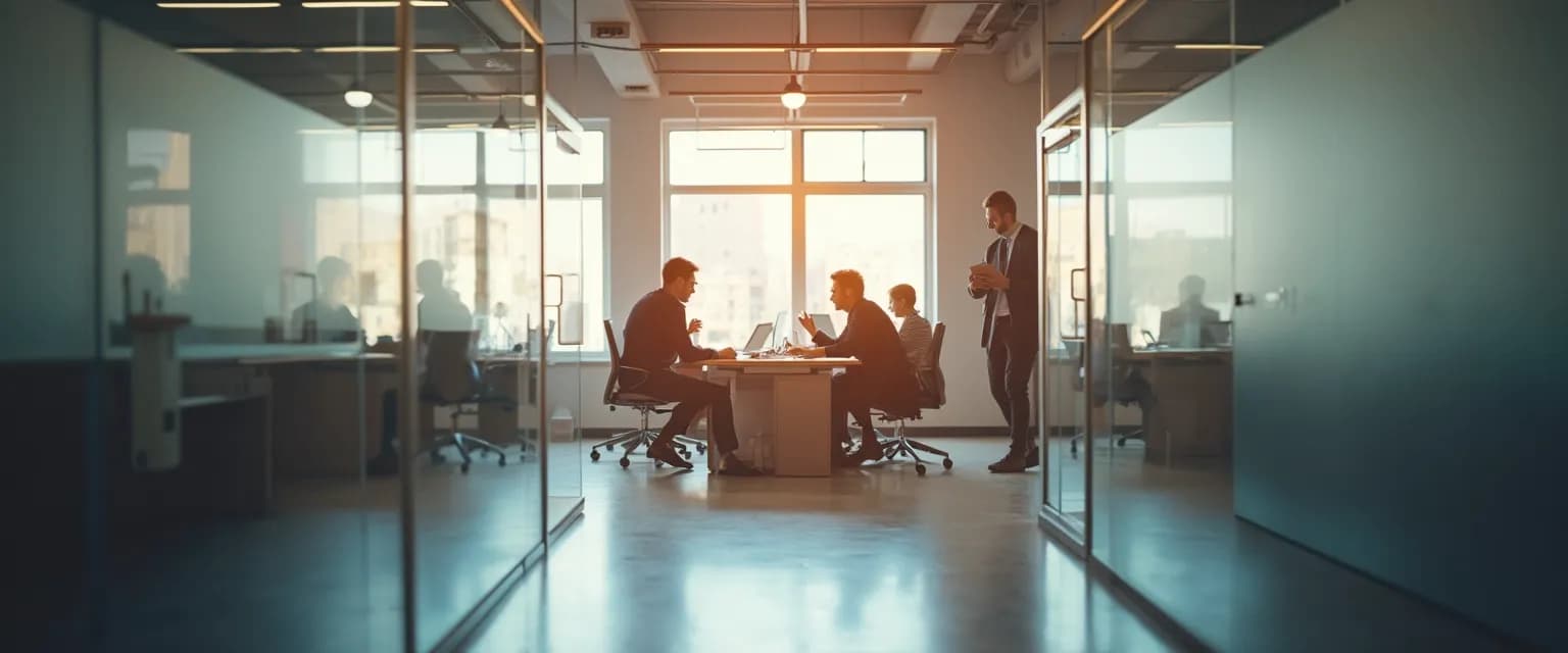 Professional establishing mind is your business boundaries in workplace setting