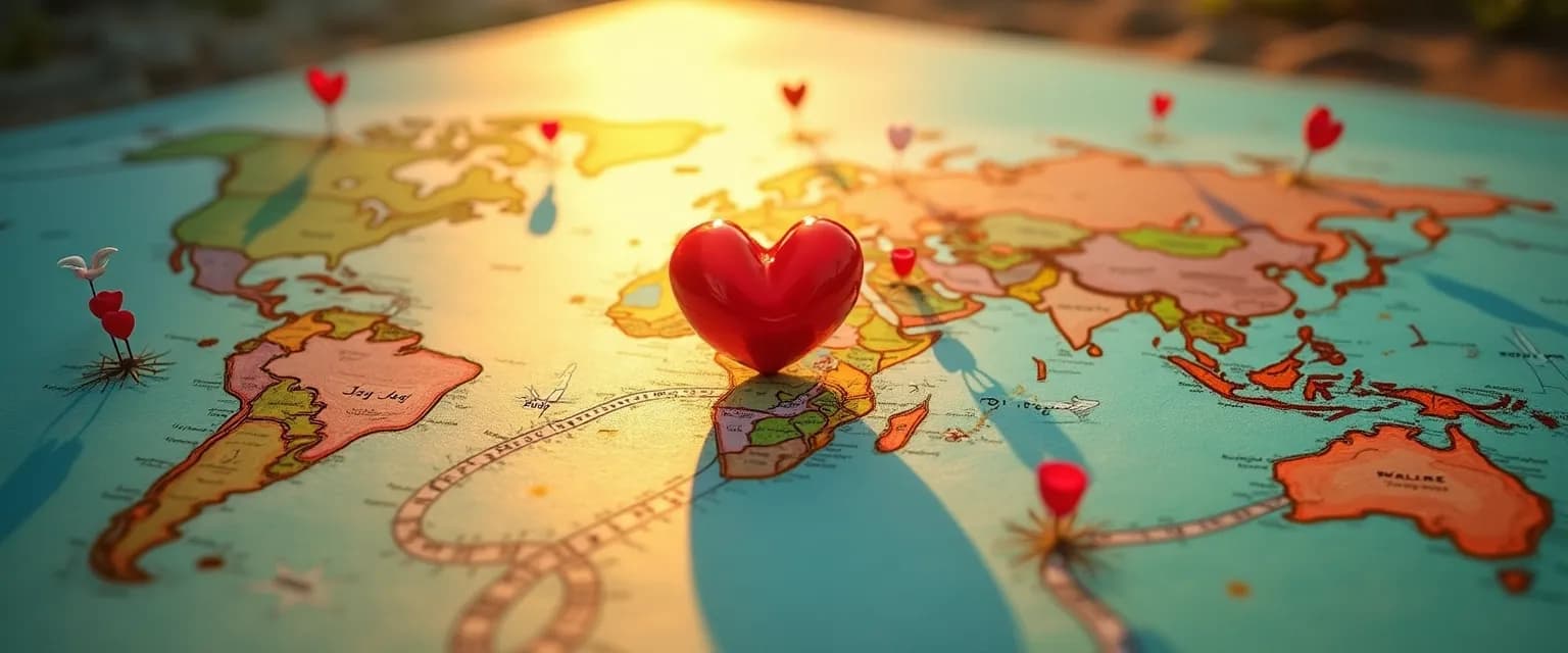 Personal happiness meaning map showing connections between values and daily activities