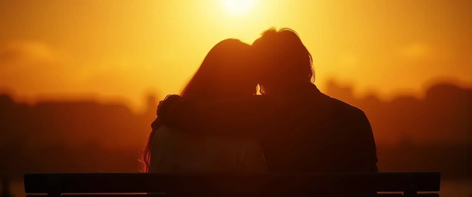 Friend holding space and supporting someone who lost a loved one through presence rather than words