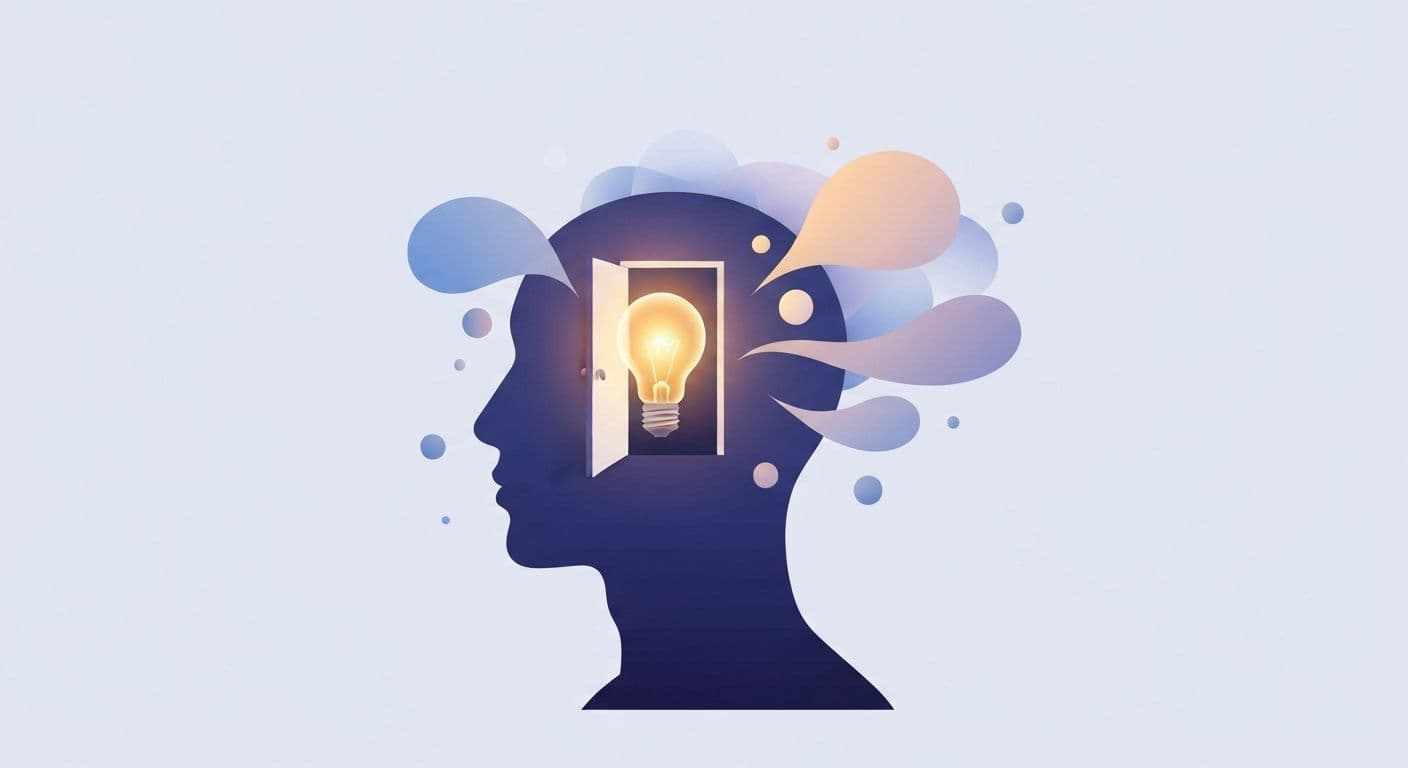 Person experiencing the miracles of your mind through mindful problem-solving and mental clarity