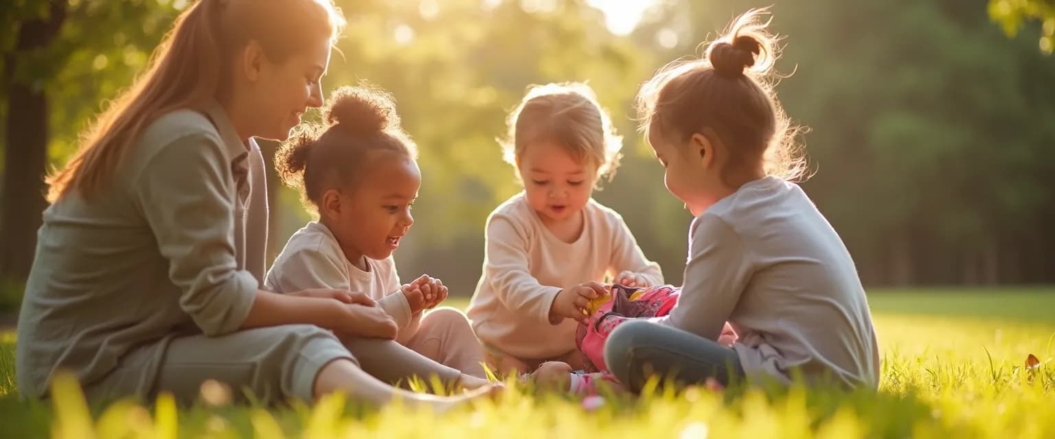 Parent and child practicing EQ social awareness through an engaging conversation