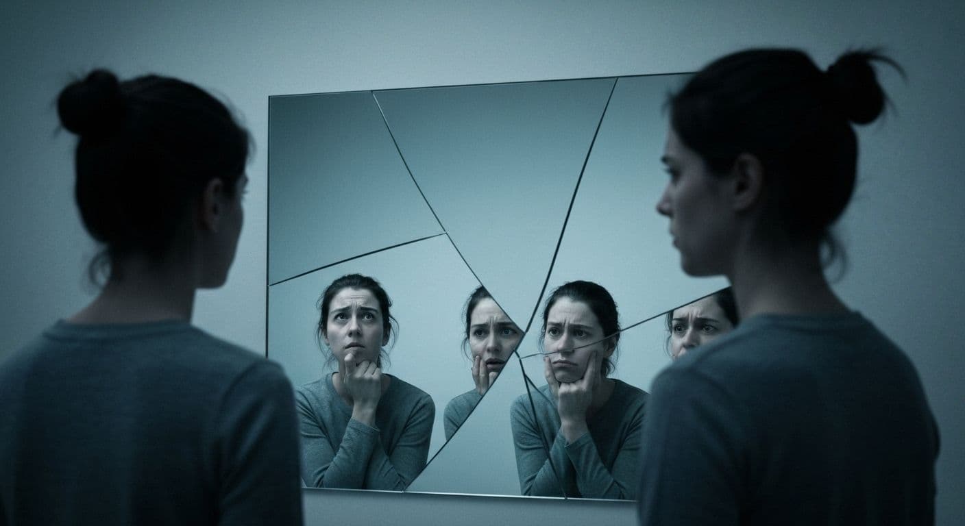 Person reflecting thoughtfully showing healthy relationship between self awareness and self esteem