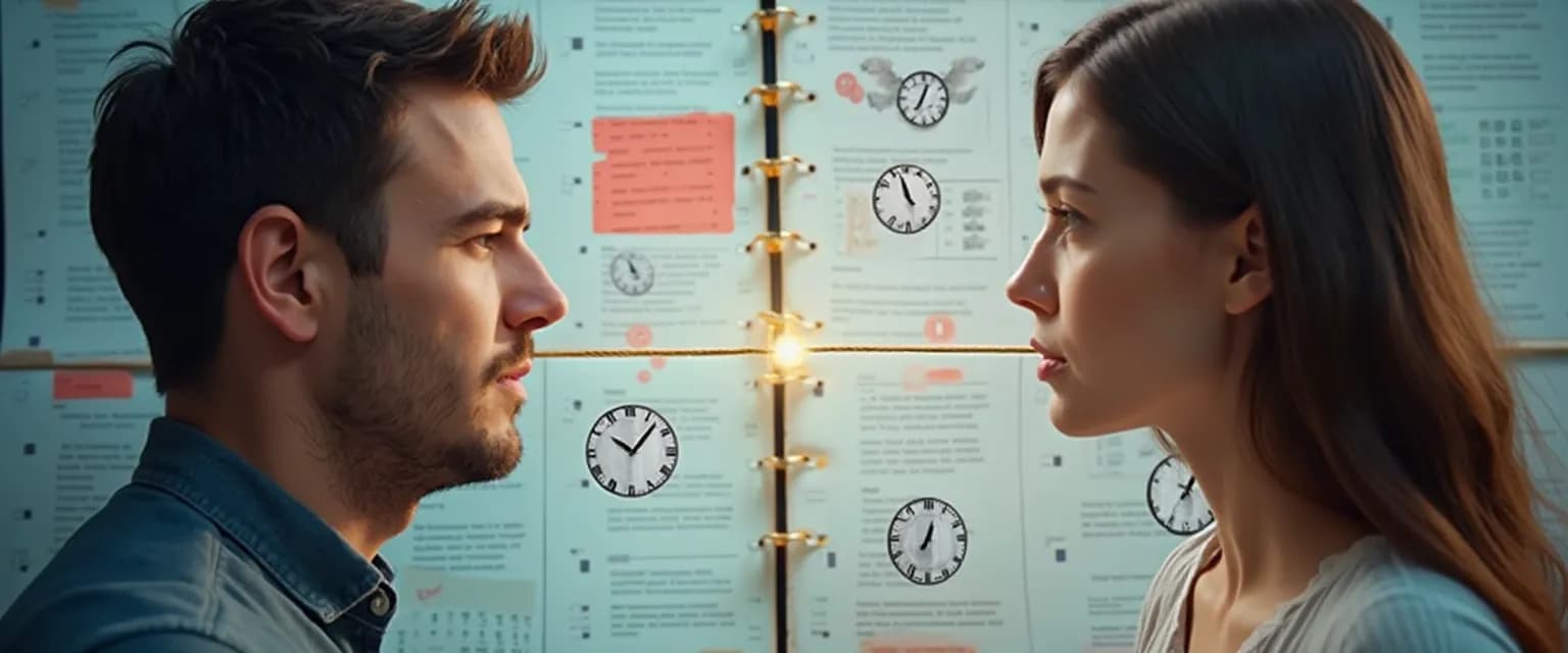 Couple discussing relationship issues when my girlfriend is always busy should I break up with her