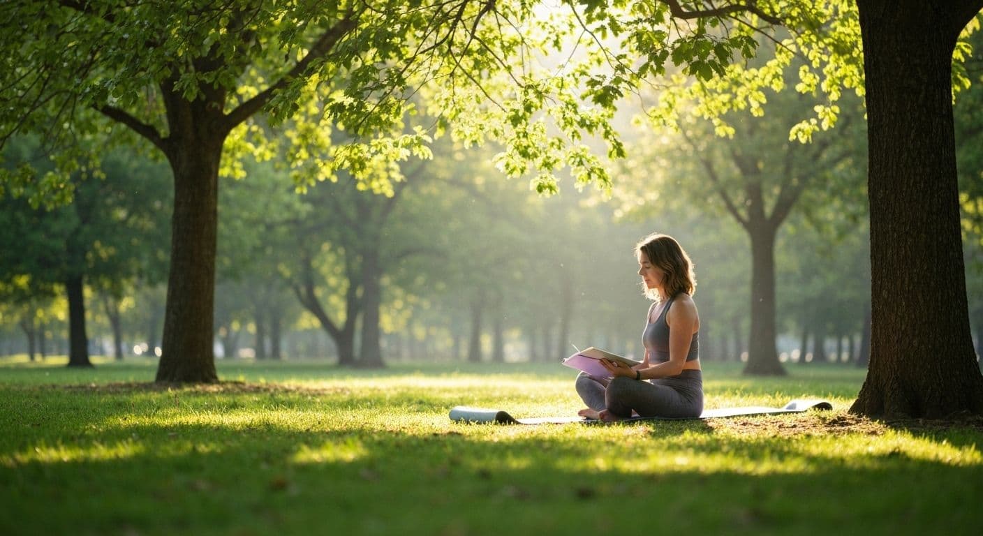 Person practicing simple daily habits to build a healthy mind without expensive apps