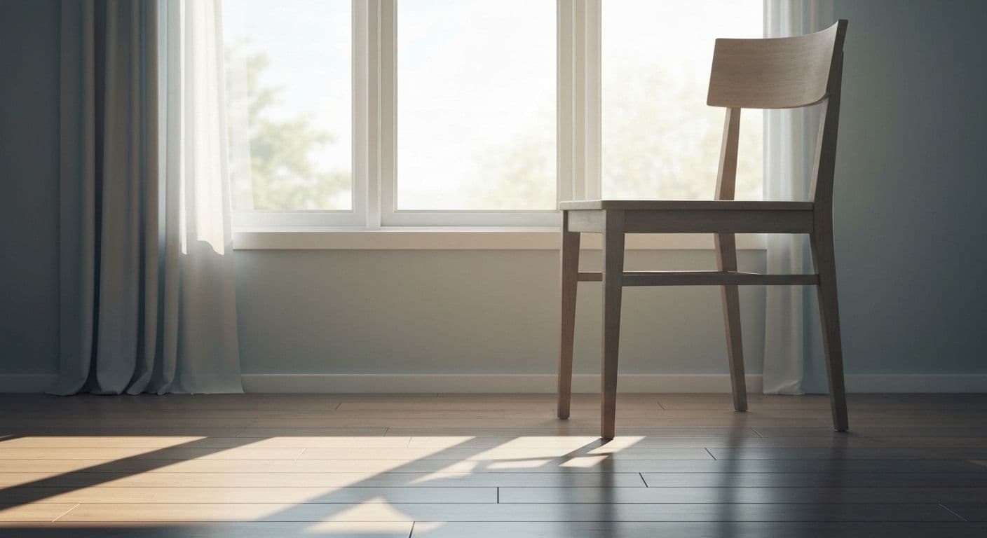 Two people sitting quietly together on a bench, illustrating what to say when someone loses a parent through silent support