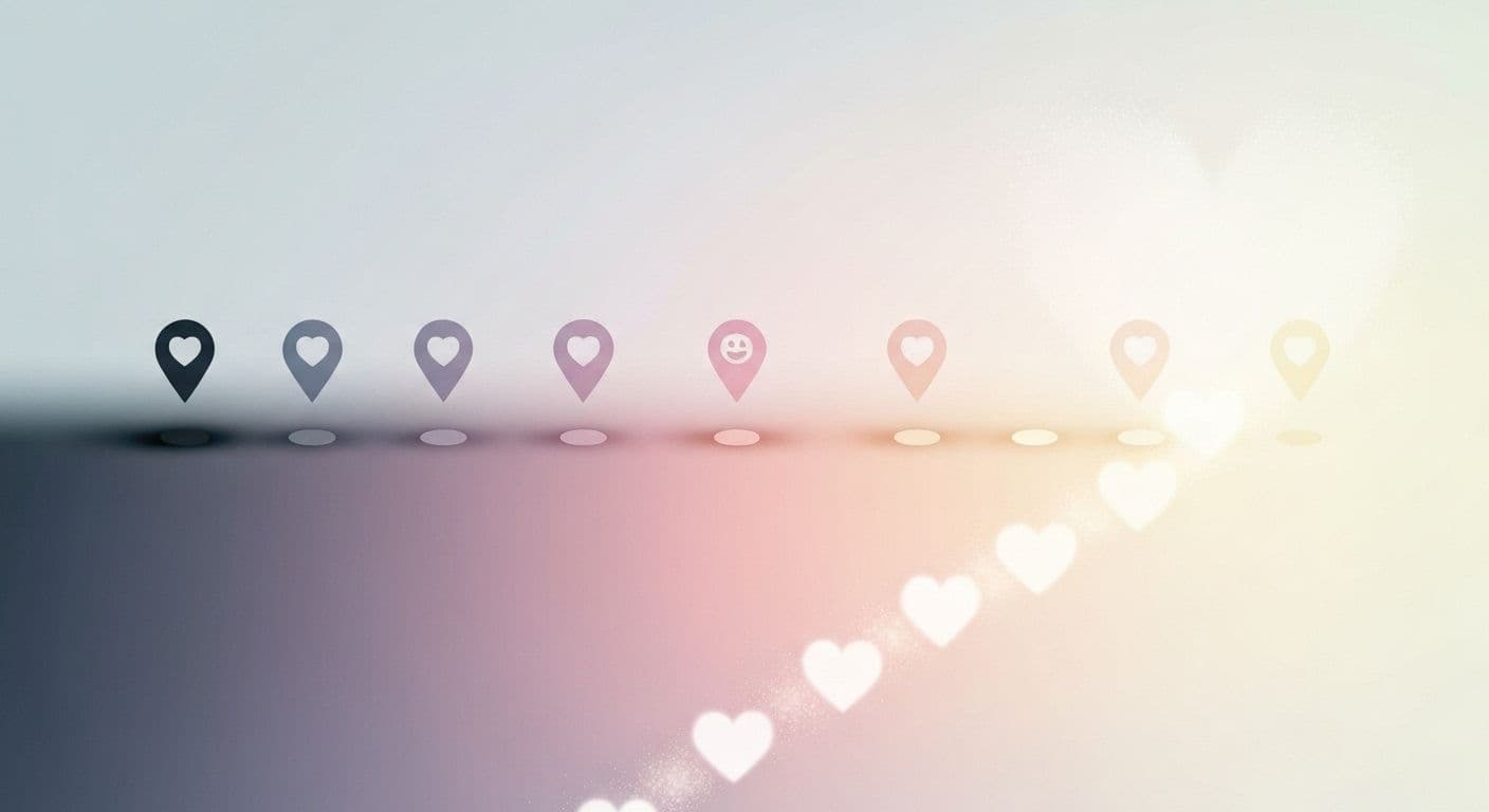 Person reflecting peacefully on their painful breakup timeline and personal healing journey