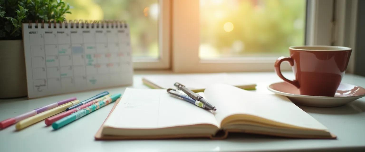 Monthly self-awareness summary template showing the 3-2-1 method for emotional pattern tracking